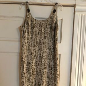 Michael Kors sheath dress brown